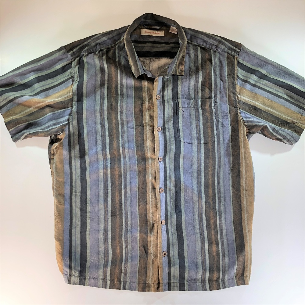 Tommy Bahama Men's XL Casual Shirt Short Sleeve